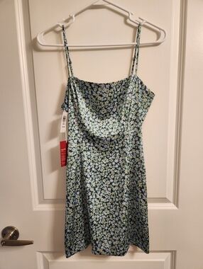 Aritzia Shimmer Floral Dress